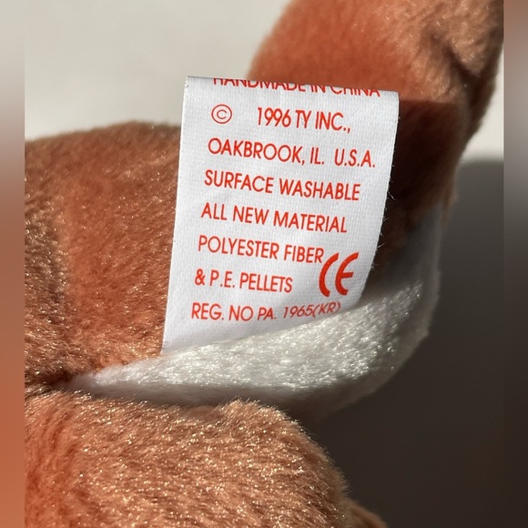 Pouch Ty Beanie Baby 1996 Retired, Mint - Picture 4 of 4